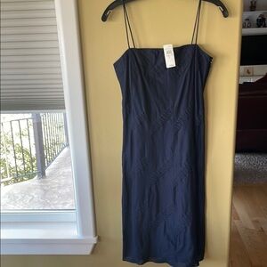 NWT Ann Taylor Blue Spaghetti Strap Slip Dress